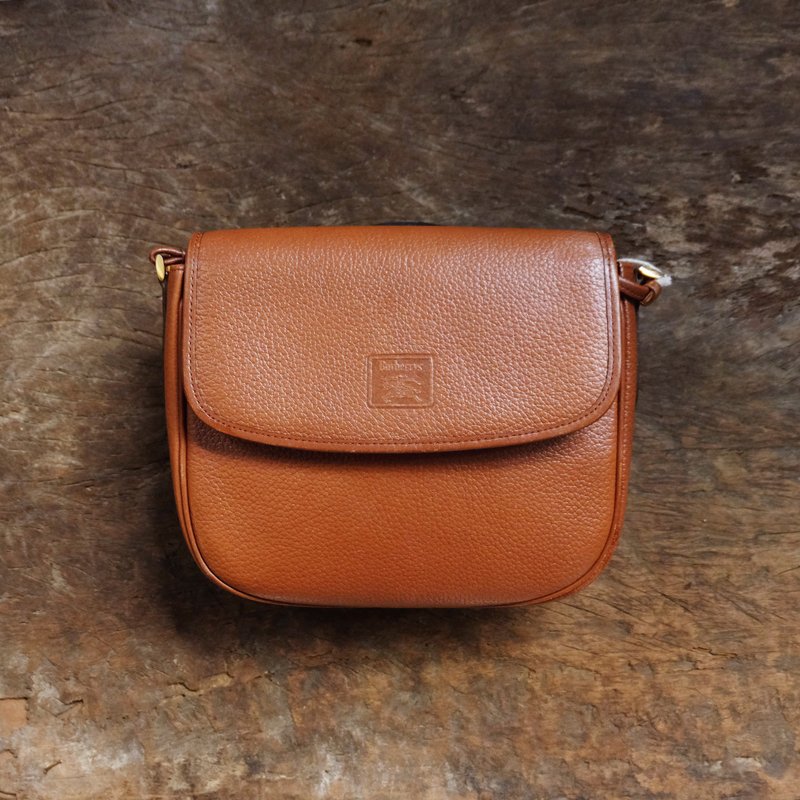 A ROOM MODEL - VINTAGE，Burberry小方包 / BC-2704 - 側背包/斜背包 - 真皮 咖啡色