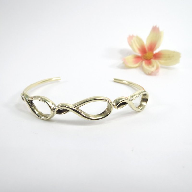 Infinity3 bracelet by WABY SHOP - Bracelets - Other Metals Orange
