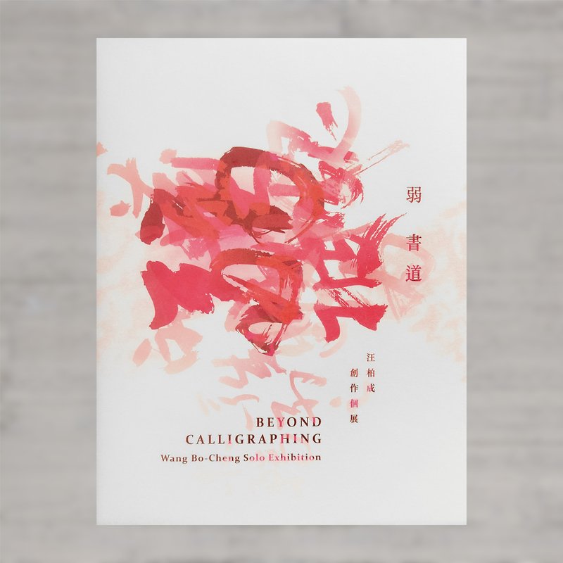 Weak Calligraphy Wang Baicheng's Solo Exhibition Exhibition Special Issue - Indie Press - Paper 