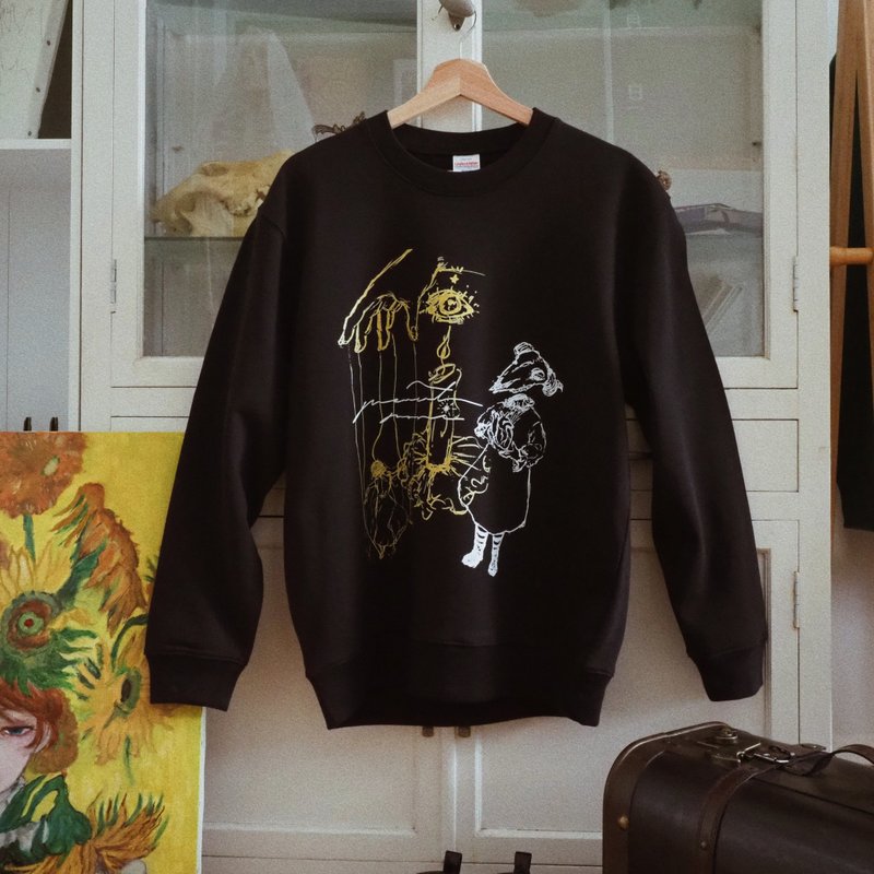 Memento Mori Sweatshirt - เสื้อฮู้ด - ผ้าฝ้าย/ผ้าลินิน 