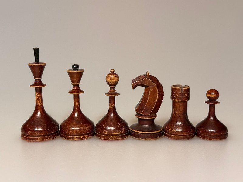Rare Valdai chess 1947-1951, USSR - 桌遊/牌卡 - 木頭 