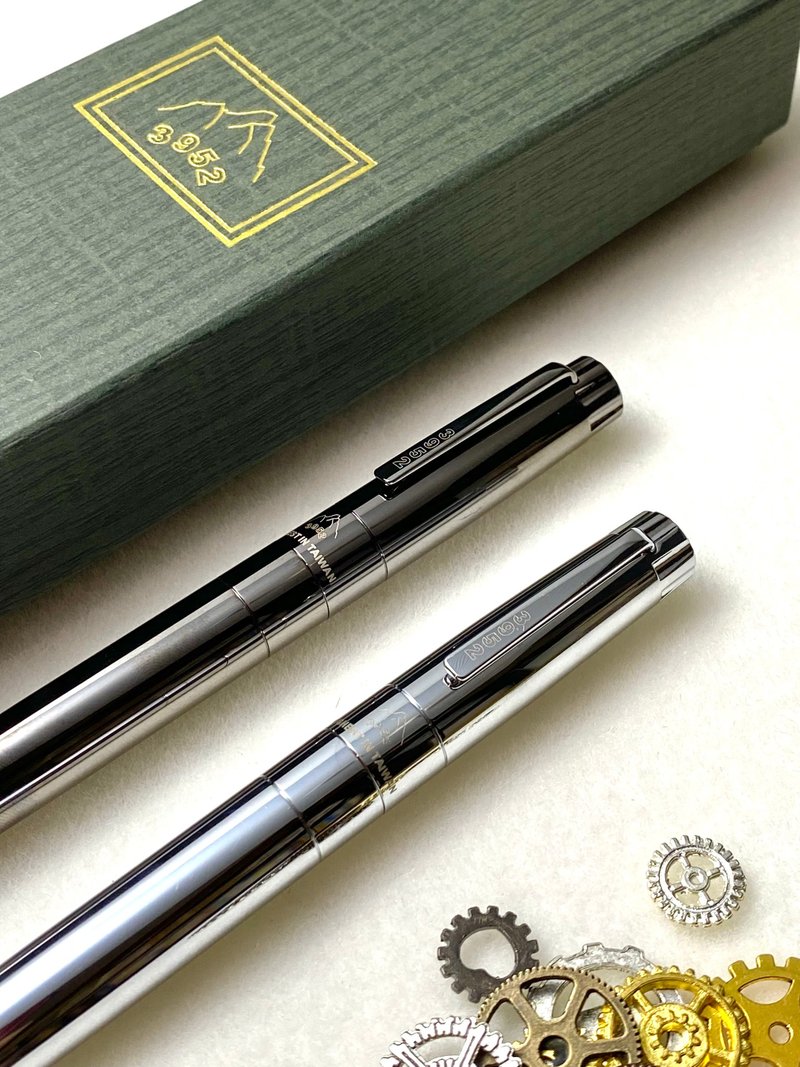 3952 Old Goat-Zhuluo Mountain Two-color Steel Tip Pen - Fountain Pens - Other Materials 