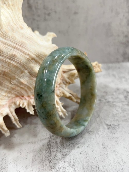 Juno Jewelry 嘉龍珠寶 天然玉石手鐲 A貨 天然緬甸翡翠 附鑑定證書