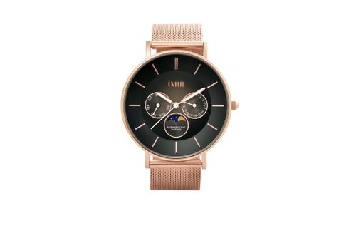 IMIR 艾米爾精品手錶 IMIR 摩登 | 可可咖啡 玫瑰金殼