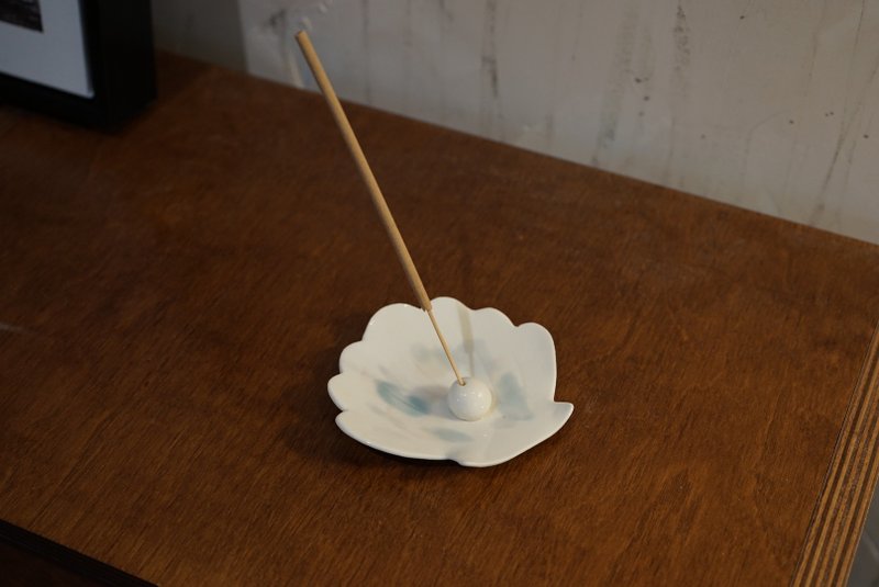 Shell Incense Stand - Pottery & Ceramics - Pottery White