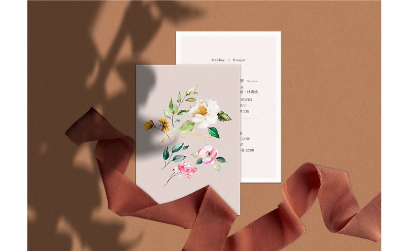 W&W Wedding Card Feast-Garden No.1 Wedding Invitation - Wedding Invitations - Paper 