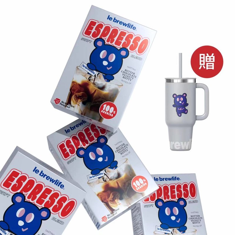 超濃縮義式濃醇咖啡液-10盒100入(贈保溫杯) - 咖啡/咖啡豆 - 濃縮/萃取物 