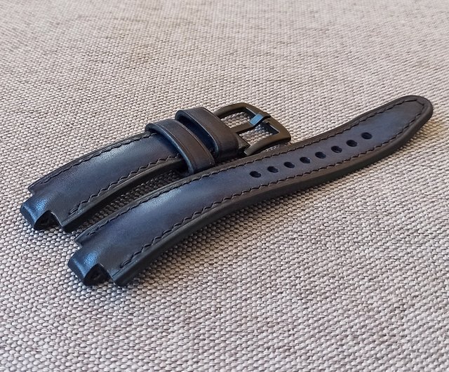 BVLGARI ストラップ Bvlgari blue alligator strap (15 x 14) for tang buckle
