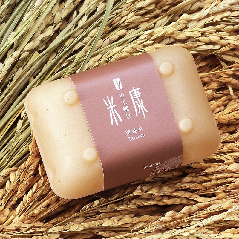 Yellow Fragrant Wood Corn Starch Soap Box|Cold Handmade Soap|Environmental Packaging - สบู่ - วัสดุอื่นๆ สีนำ้ตาล