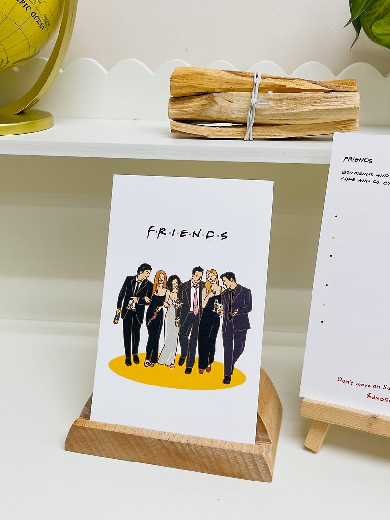 Friends postcard | Friends (White) - การ์ด/โปสการ์ด - กระดาษ 