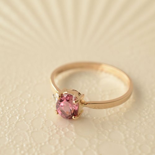 サファイアリング ピンクサファイア K10 - ショップ JEWELRY and PEARL