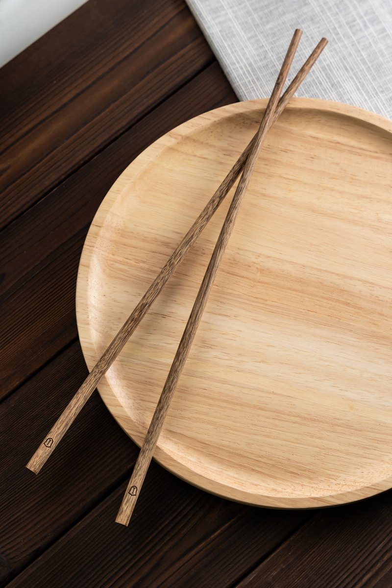 Islandoffer島嶼製作 32cm 雞翅木長筷子 - 筷子/筷架 - 木頭 金色