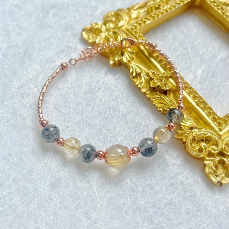 Natural Stone Crystal Bracelet - Bracelets - Crystal Gold