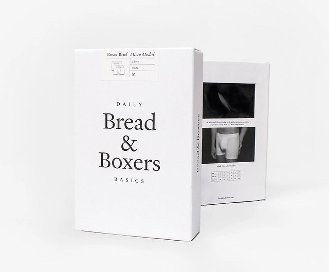 Nordic minimalism - 2 in a group - Boxer Brief Modal fiber men's boxer  briefs (black) - Shop breadandboxers-tw Men's Underwear - Pinkoi