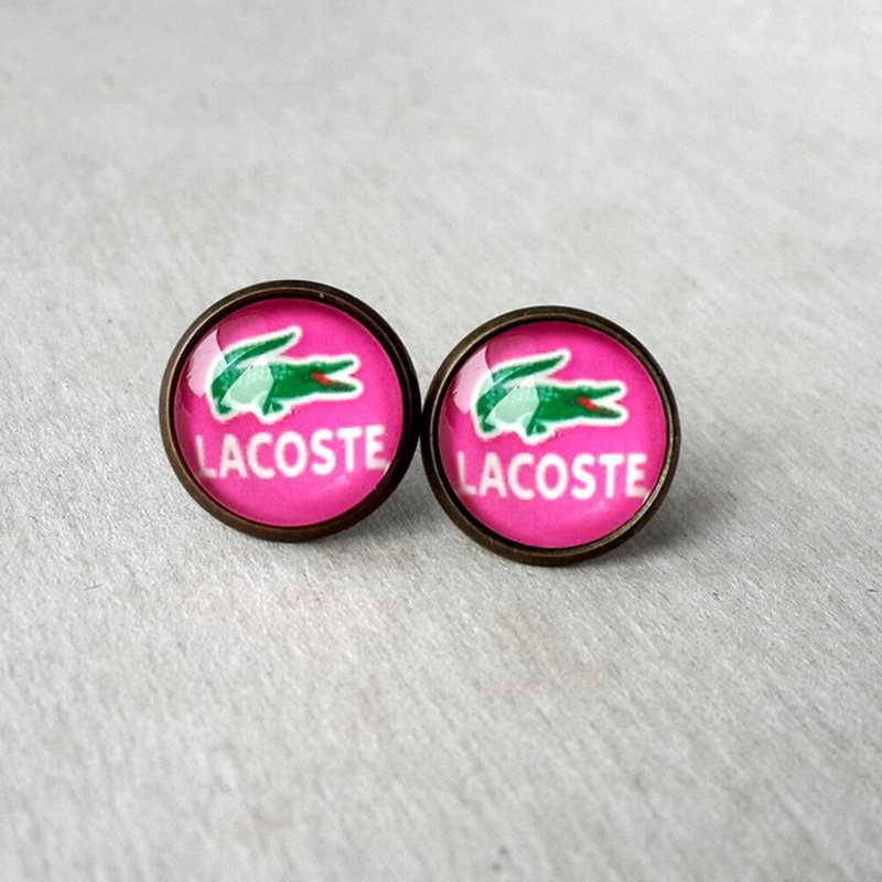 Lacoste earrings studs - ต่างหู - สแตนเลส 