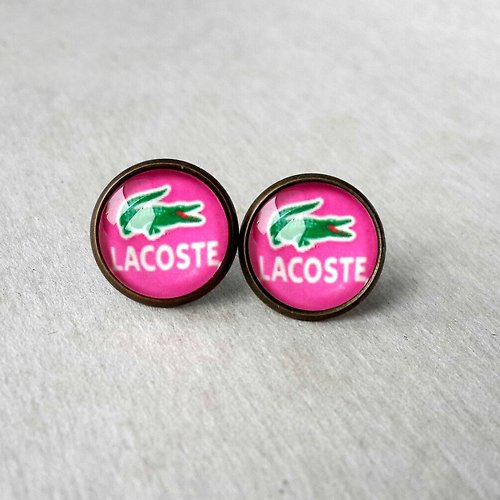 Bijouspace Lacoste earrings studs