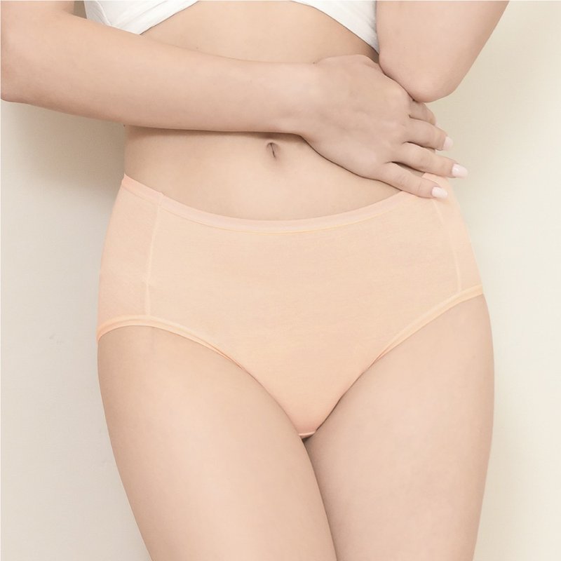 Clany New Skin Beauty Mask Modal Mid-waist M-2XL Underwear Naked Skin 2223-11 - ชุดชั้นในผู้หญิง - วัสดุอีโค 