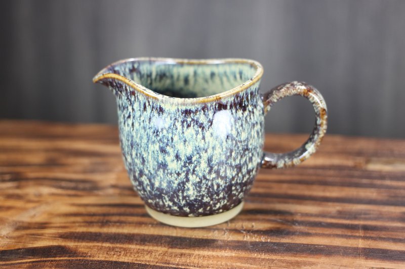 【送禮好物】200ml 岩雪 天目釉 茶海 公道杯 鶯歌名家葉敏祥作 - 茶壺/茶杯/茶具 - 瓷 