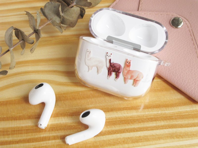 草泥馬 透明 AirPods 保護套(硬殼/軟殼可選,支援所有型號) - AirPods/耳機保護套 - 塑膠 透明