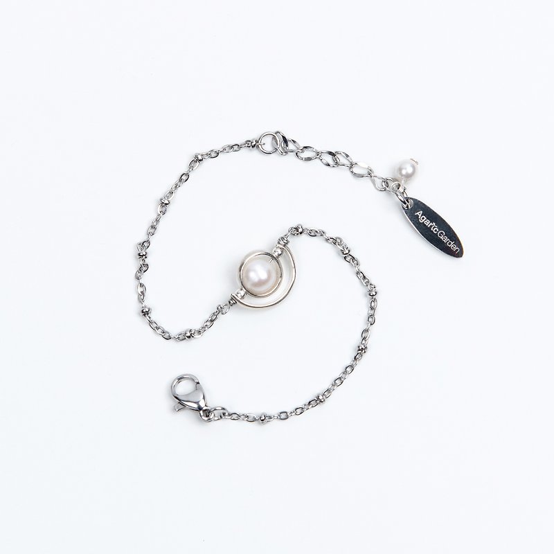 塞壬之眼珍珠手鍊  Eye of Siren pearl bracelet - 手鍊/手環 - 珍珠 