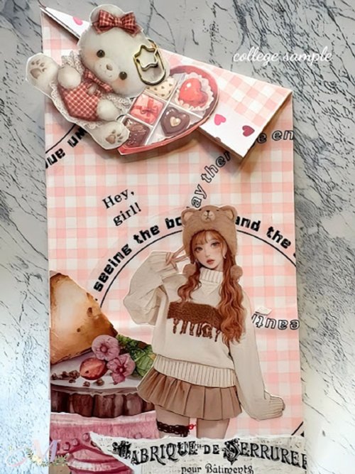 コラージュシート デザインペーパー a4 素材紙 コラージュ素材 セット