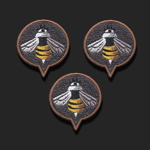 VECTOR 'Gangster Bee' Patch Design
