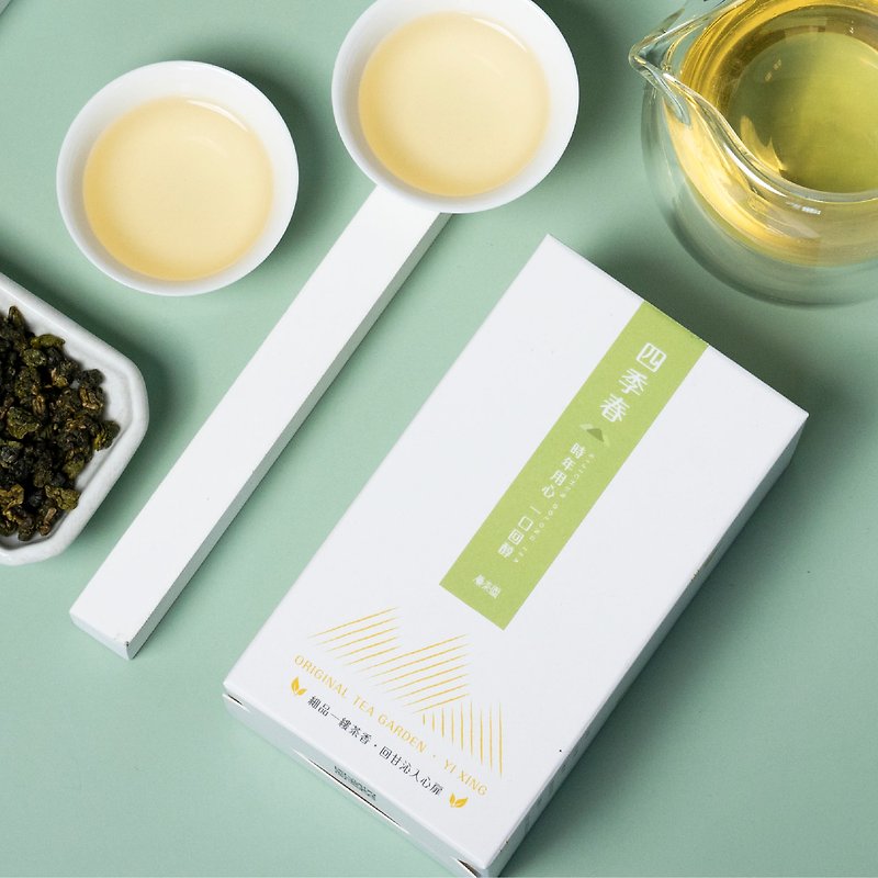 The original tea garden's first choice for corporate Dragon Boat Festival gifts is the Lugu Tea Village Four Seasons Spring Tea Gift Box - Tea - Paper Green