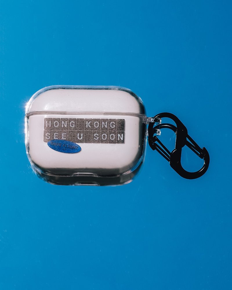 香港品牌 移民禮物 HK SEE U SOON 透明 AirPods Case - 耳機保護套/殼 - 塑膠 