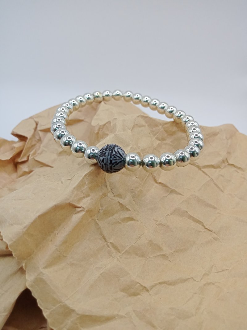 Silver Ethnic Bracelet - Bracelets - Other Materials 