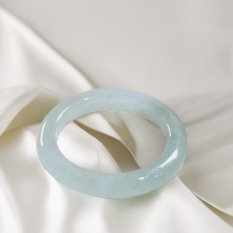 氷に浮かぶグリーン翡翠リング 指輪 | 海外8サイズ | 天然ビルマ翡翠A品 | ギフト - リング - 翡翠 多色