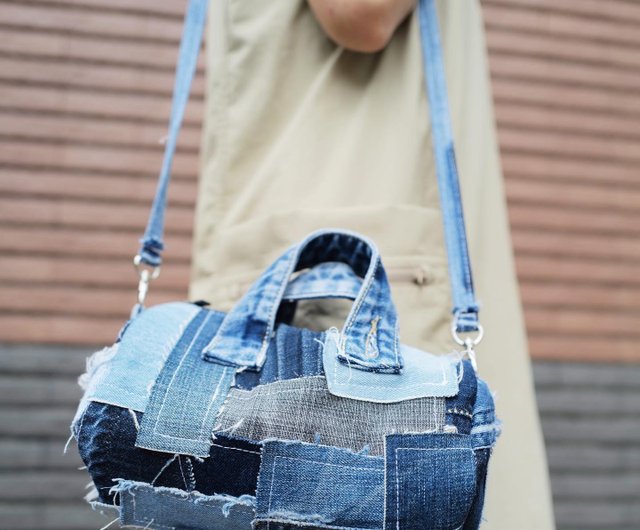 オーダーメイド/オーダーメイド)デニムパッチワーク筒型