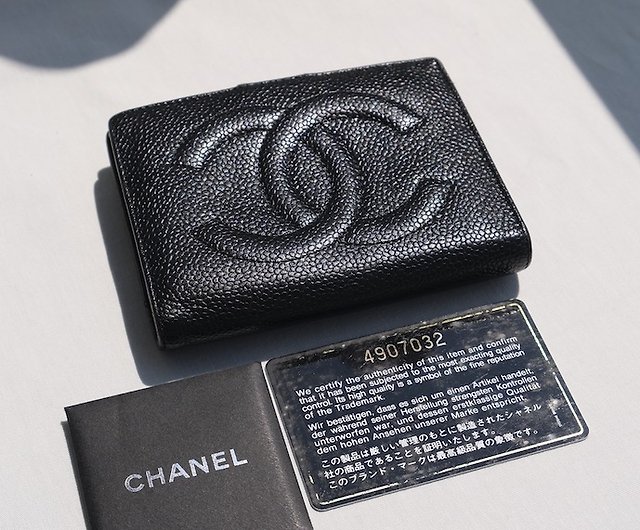 Chanel - Authenticated Wallet on Chain Double C Handbag - Leather Black Plain for Women, Very Good Condition