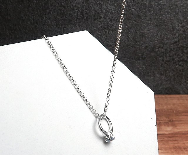 Bead series Silver necklace 925 sterling silver matching chain girls Silver  thin chain bead chain - Shop 64design Necklaces - Pinkoi