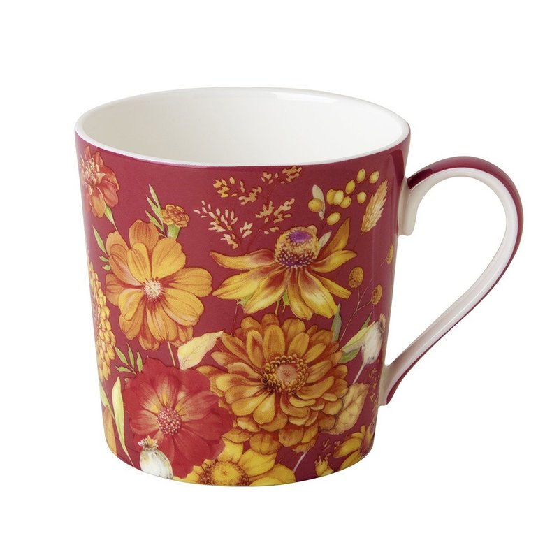 German IHR-Bone China Mug-Aya Red Bone China Mug - แก้ว - เครื่องลายคราม หลากหลายสี