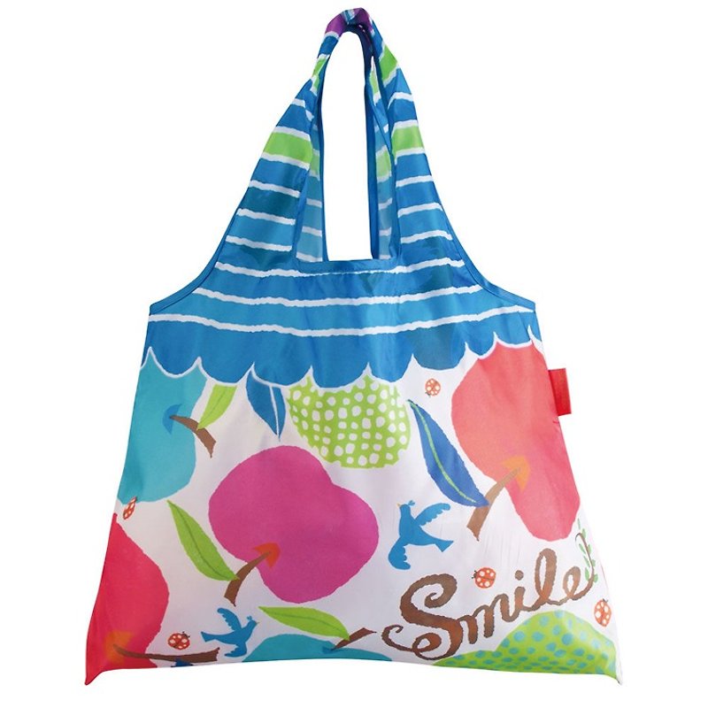 日本 Prairie Dog 設計包/環保袋/購物袋/手提袋 - 蘋果 - 側背包/斜孭袋 - 塑膠 