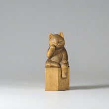 木彫り 薬師ゴリラ ゴリラ仏2303 - ショップ 仏屋さかい stha