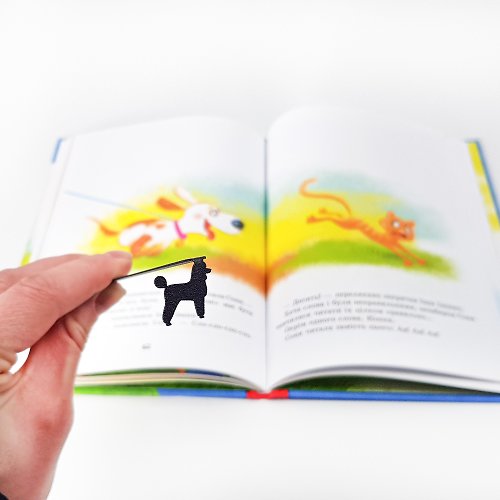 Design Atelier Article Metal Bookmark Poodle // Present for a dog lover // Free shipping worldwide //