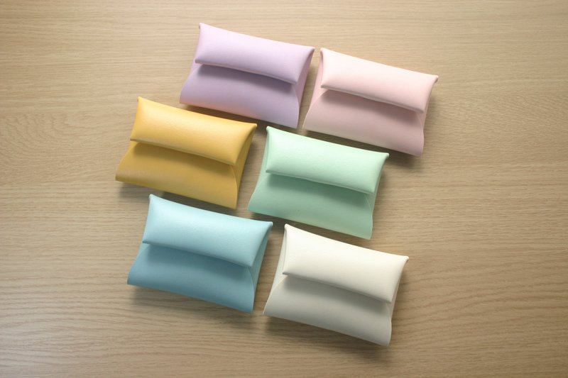 大開口 好存取 隨身零錢包 小皮夾 (曲直兩款 多色) - 零錢包/小錢包 - 人造皮革 