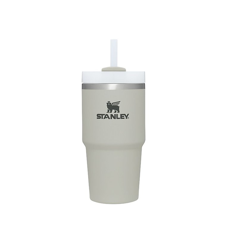 STANLEY Adventure Series Straw Cup 2.0 0.59L / Matte Brown Gray - Vacuum Flasks - Stainless Steel Multicolor