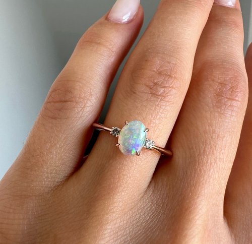 天然 エチオピア オパール リング レディース 指輪 天然石 お守り ブランド 天然 エチオピア オパール リング レディース 指輪 ロジウム 加工