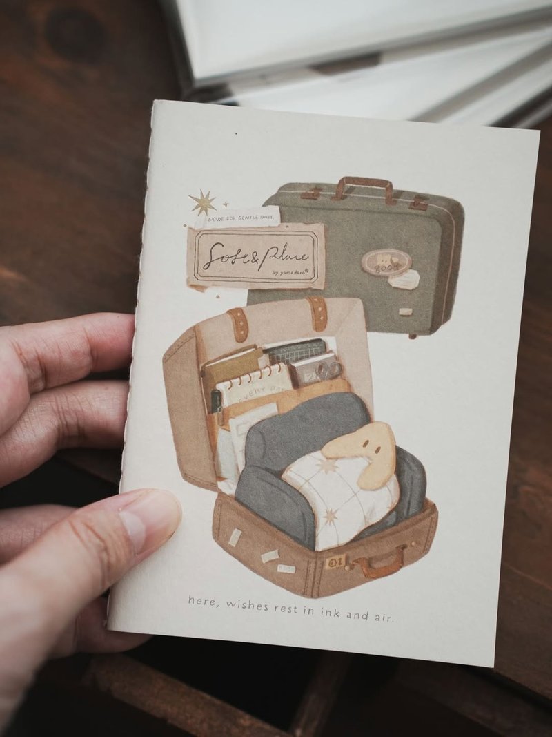 Soft & Place 燙金筆記本 - 筆記本/手帳 - 紙 