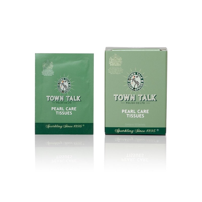英國 Town Talk 【珍珠專用潔亮拭淨隨手包】 - 其他 - 其他材質 