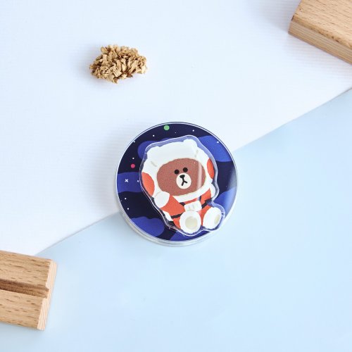 TOYSELECT LINE FRIENDS經典-太空裝熊大MagSafe氣囊支架
