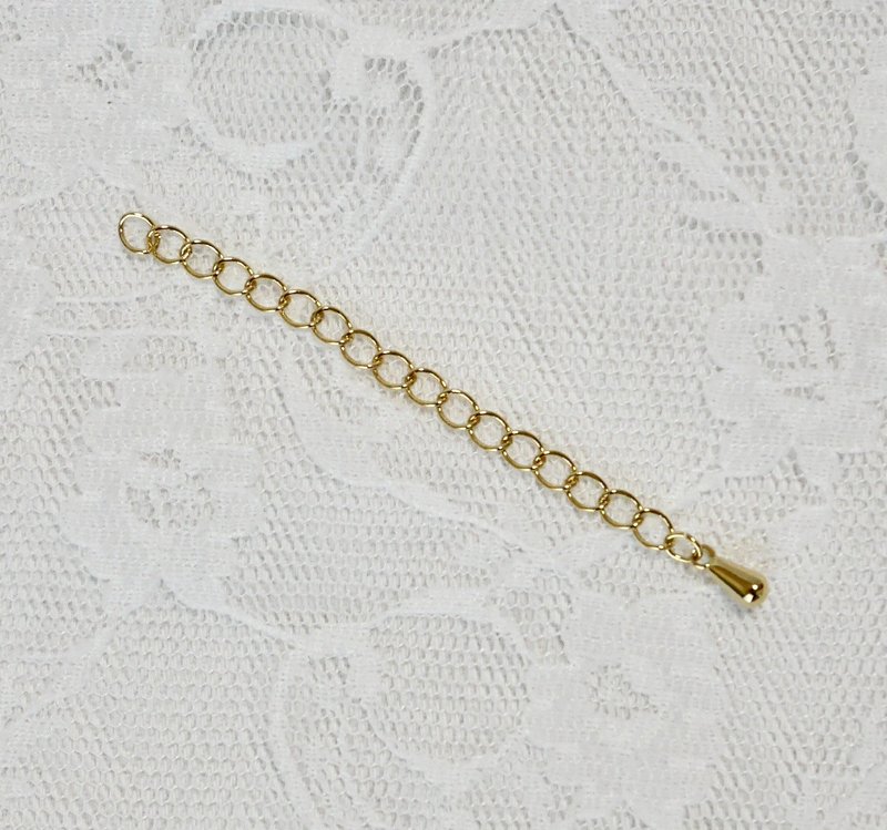 単品購入不可　ネックレス用アジャスター　５cm - 項鍊 - 其他金屬 金色