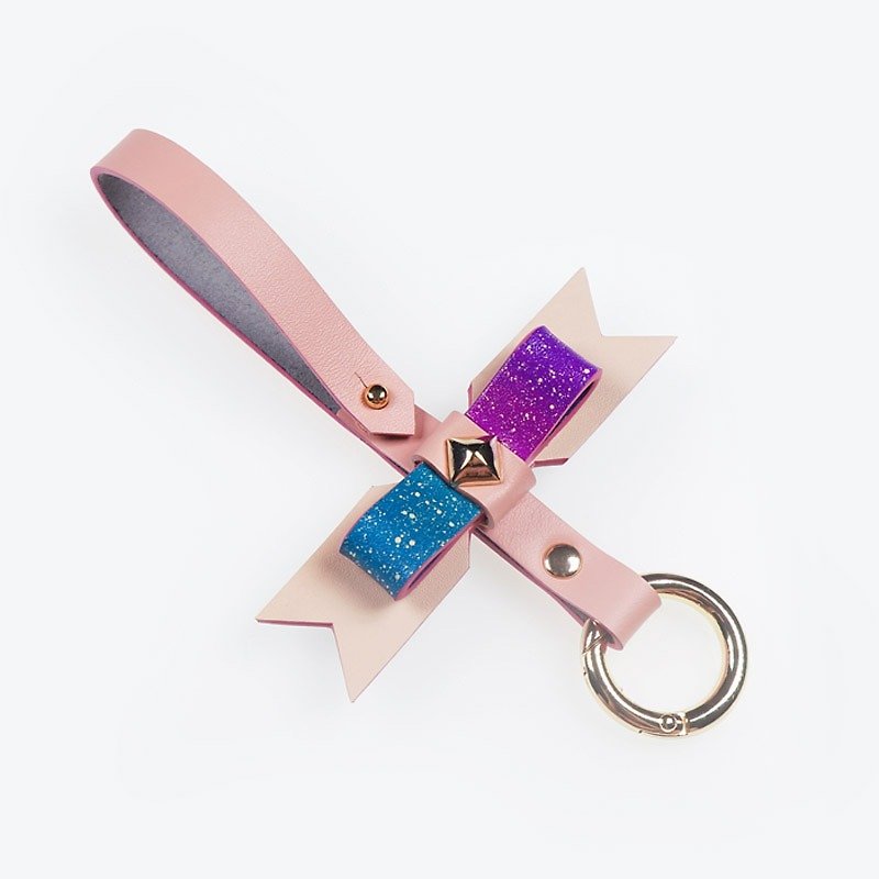 <Izzmi> Pink Fantasy Star Stereo Bracelet Bracelet Coil - Other - Genuine Leather Pink