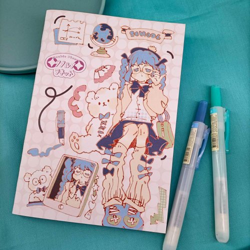 嗶嗶畫畫 DP053 雙星樂園空白筆記本G /blank notebook G