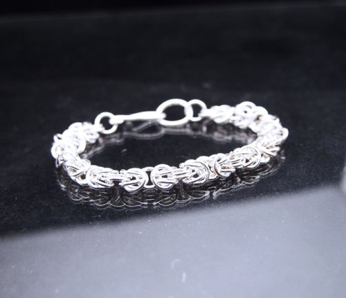80’s Italy Silver knot bracelet Vintage Gucci sterling silver hercules knot bracelet 1970s