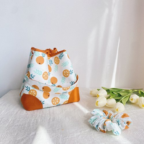 虛室手制 橘子味的夏天 汽水感客制化尺寸 大牌風水桶手提包