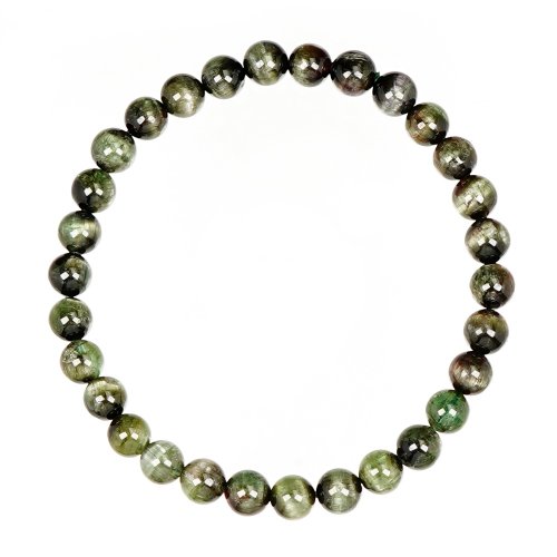 正佳珠寶 Gemsrich Jewelry 【正佳珠寶】綠碧璽 頂級貓眼碧璽 5.8-6.2mm 綠貓眼碧璽手珠