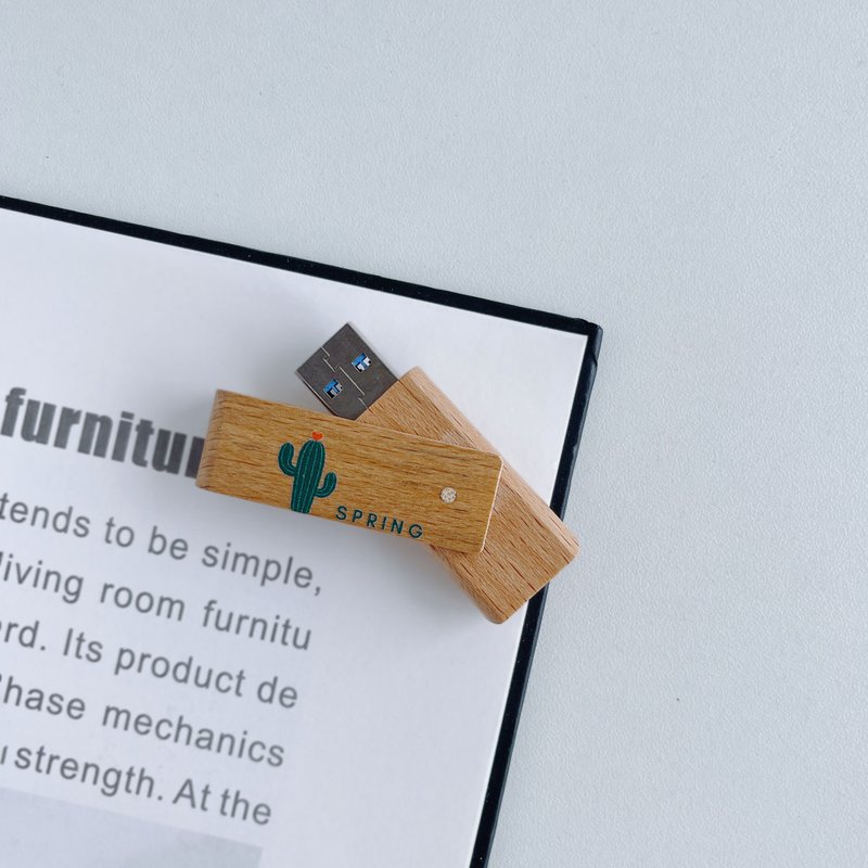 [Fast Shipping] Customized Color Printed High Speed ​​3.0 USB Customized Color Printed Wooden Flash Drive 32 - USB Flash Drives - Wood 